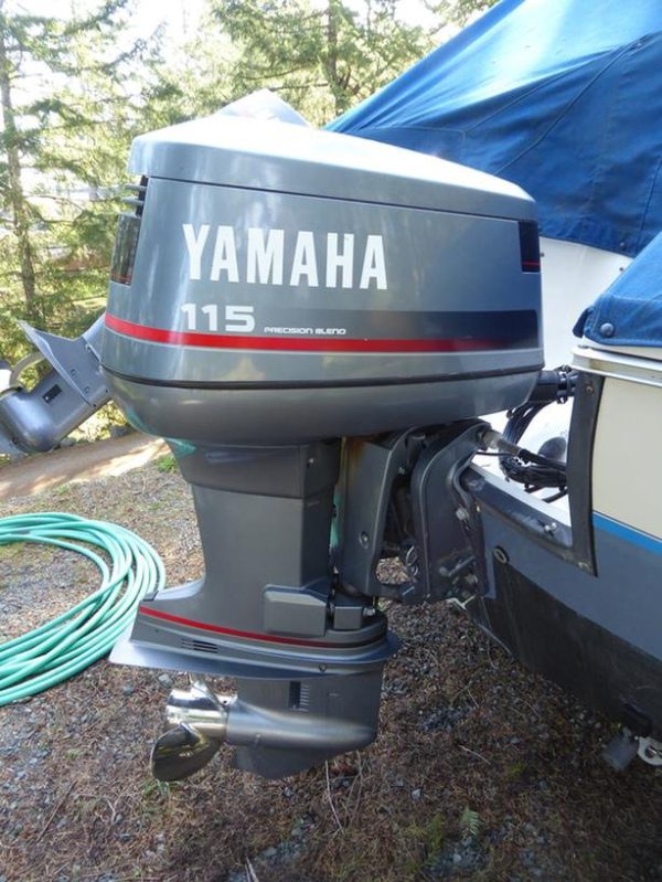1987 Yamaha 115 HP V4 Carbureted 2-Stroke 25″ (X) Outboard Motor