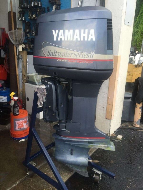 2001 Yamaha V225 HP Saltwater Series II OX66 Fuel Injection 3.1L V6 2 Stroke 30″ Outboard Motor
