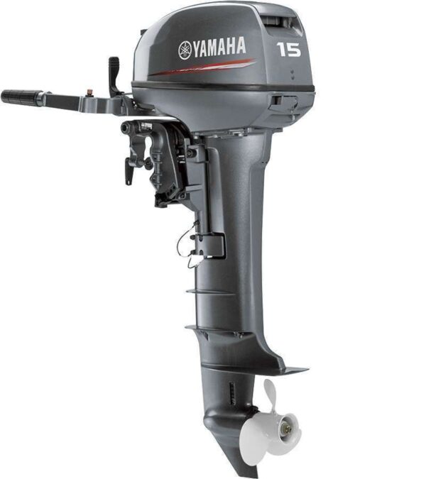 2002 Yamaha 15HP 4 Stroke 20″ Carbureted 2 Cylinder Outboard Motor