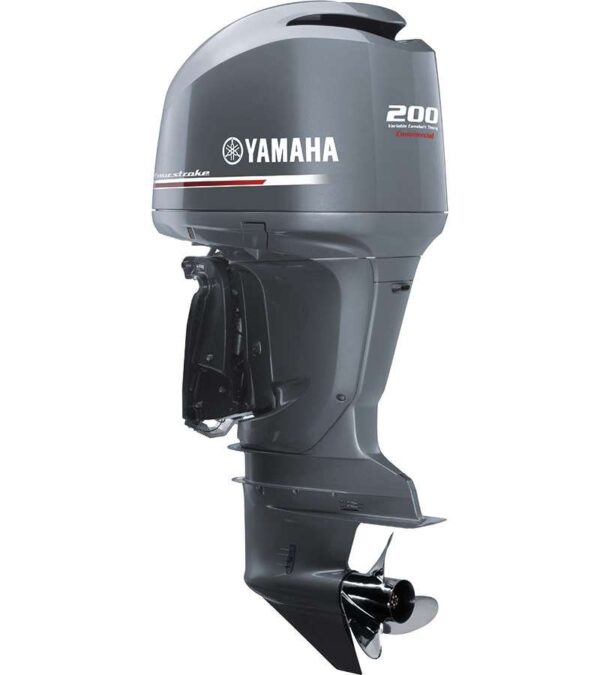 2001 Yamaha 200 HP Saltwater Series II OX66 V6 EFI 2 Stroke 25″ (Extra Long Shaft) Outboard Motor.